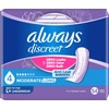 Always Discreet Adult Incontinence Pads for Women, Drier, 4 Drop