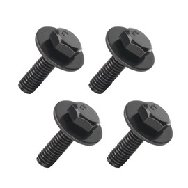 Skid Plate Bolts and Gaskets,Top Front Skid Plate Screws Compatible with Toyota Tacoma 13-20 4Runner FJ Tundra Land Cruiser,12mm Skid Plates Bolts 4PCS