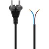 Goobay 58913 Cavo di Collegamento Universale per Aspirapolvere, Nero, 7.5m