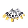 6Pcs Flush Trim Bit 6mm Shank Pattern Router with Bearing