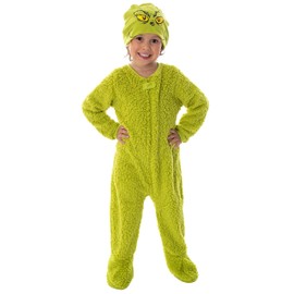 Dr. Seuss GRINCH Who Stole Christmas Matching Family Pajama Kids Union Suit 5T