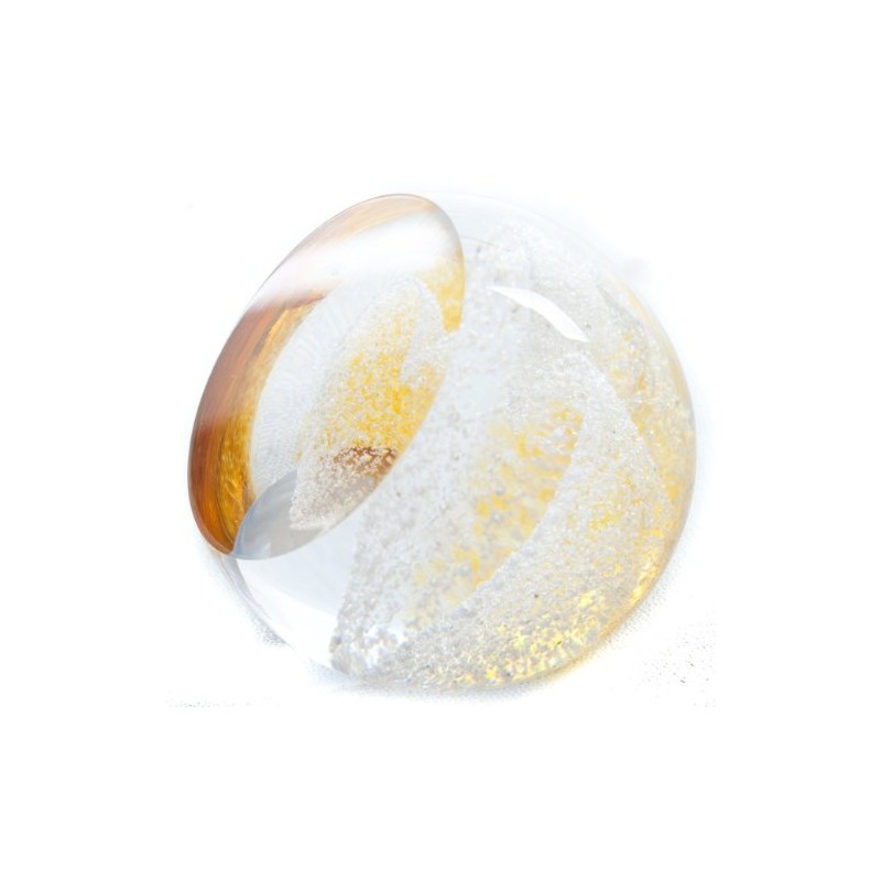 Gold Heart Paperweight