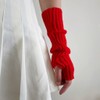 shunxinersty Knit Sleeve Knit Arm Sleeve Thumb Hole Glove Winter
