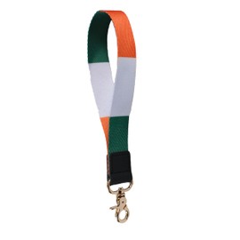 FFILL Ireland Irishman Key Flag,Country Wristlet Strap Lanyard Keychain Holder with Key Ring Cell Phone lanyards Key Chain Holder,Be Used for Car ID Backpacks Luggage Motorcycles,Gifts - EDC.