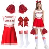 GUBOOM Cheerleader Costume Women for Adults, Cheerleader Costume Women with