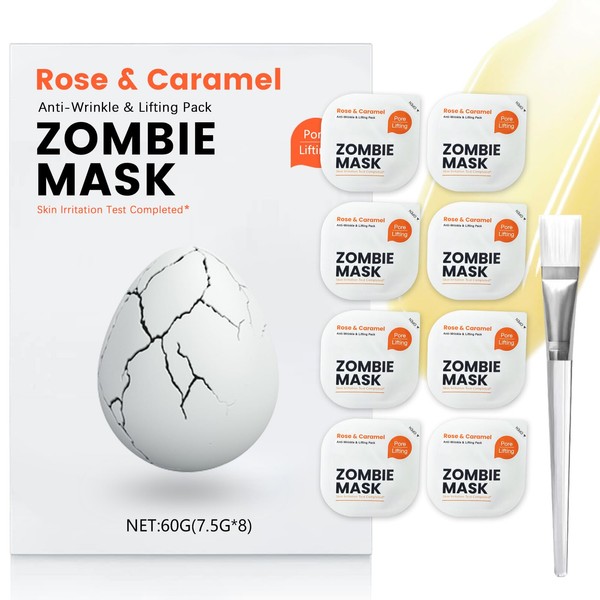 ROSE & CARAMEL New Zombie Facial Mask, Zombie Mask Facial,