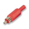 kenable Phono RCA Gold Plug End Red Solderable Connection Male