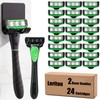 26 Pcs Men's 7 Blade Razor Set 2 Handles and