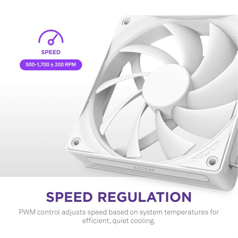 F120Q - 120mm Quiet Airflow Fans - Single - White