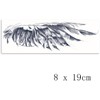 2 PCS Pegatinas De Tatuaje A Base De Hierbas Alas