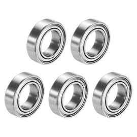 sourcing map 5Pcs SMR148ZZ Stainless Steel Ball Bearing 8mm x 14mm x 4mm Double Shielded Bearings (ABEC3)