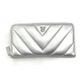 Victoria's Secret Large Wallet Zip-Around (Silver)