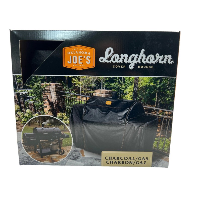 Longhorn Oklahoma Joe's Charcoal Gas Combo Smoker Grill Cover Longhorn