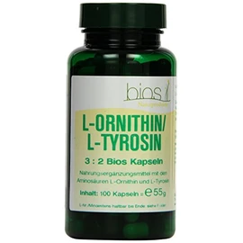 Bios L-Ornithine/L-Tyrosine 3:2, 100 Capsules, Pack of 1 (1 x 55 g)