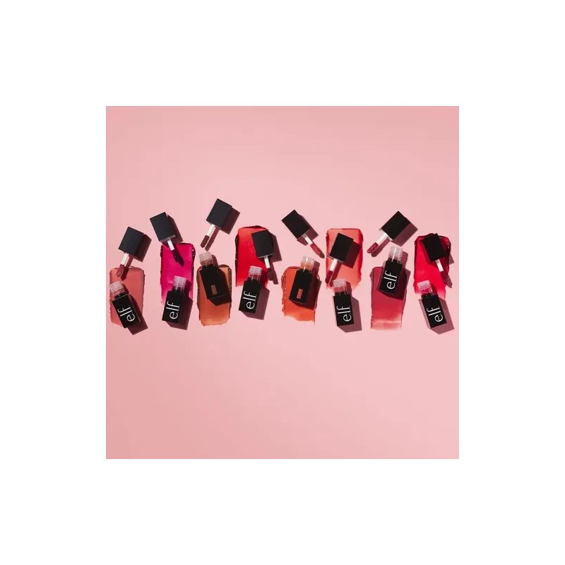 E.l.f. Glossy Lip Stain Labial Líquido Spicy Sienna Hidratante y
