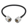 MWRF Source PL259 Male to PL259 Male RG58 Jumper Cable