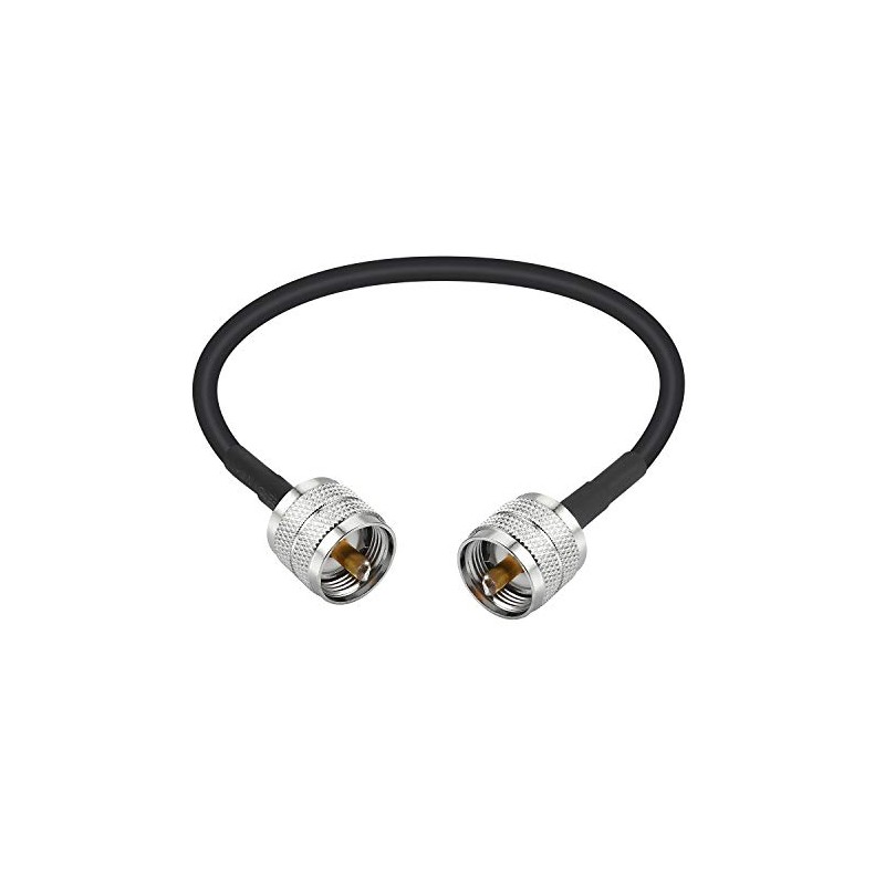 MWRF Source PL259 Male to PL259 Male RG58 Jumper Cable