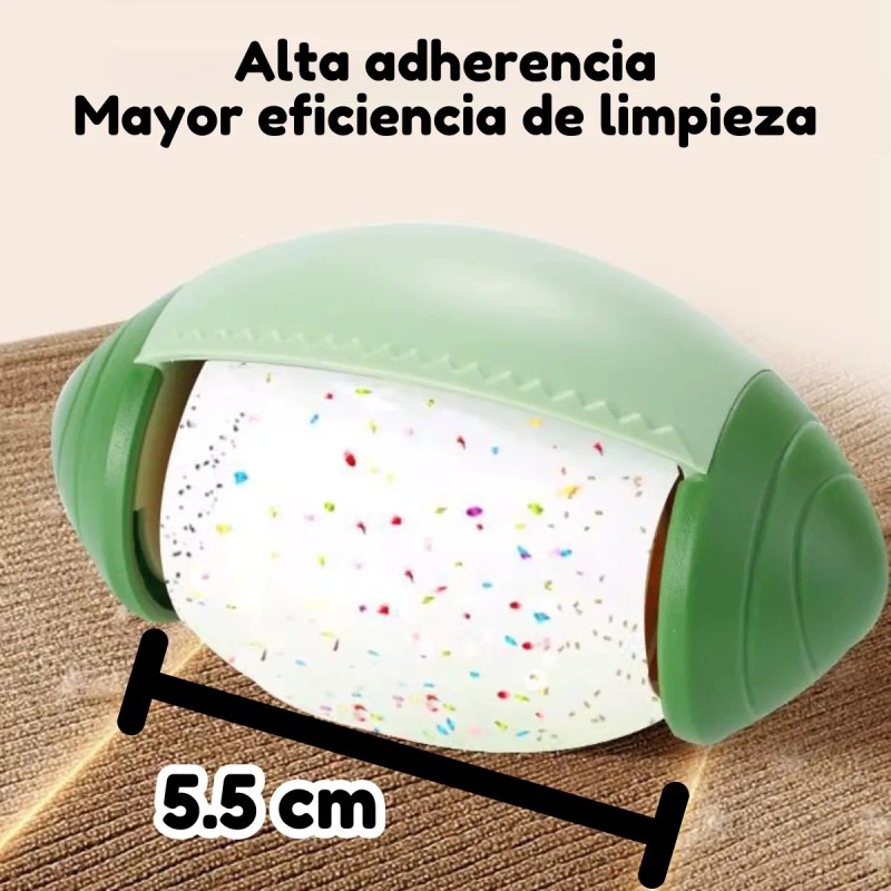 Rodillo Quita Pelusa Pelo Mascota Goma Reutilizable Pack 4pz