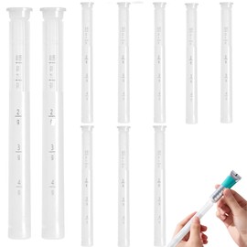 10 Pcs Disposable Vaginal Cream & Suppository Applicator for Women,Hygienic Threaded Injector with Soft Tip & Dosage Markings – Fits Premarin,Estrace, Lubricants, Gels & Most Tablets (White)