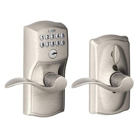 Schlage Satin Nickel Steel Electronic Keypad Entry Lock