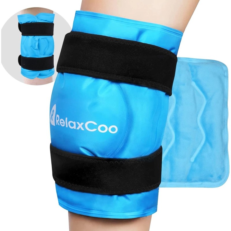 XXL Knee Ice Pack Wrap around Entire Knee after Surgery,