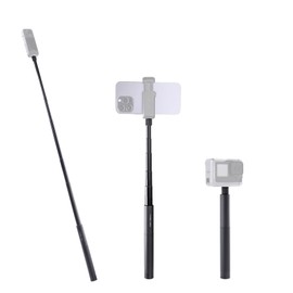 PGYTECH Extendable Selfie Stick (96cm/37.8inch) Aluminum Long Pole Invisible for Insta360 X4/X3, Extension Monopod for GoPro 13/12/11/10 DJI OSMO Pocket 3/2 Action 4/3, AKASO Action Camera Accessories