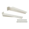 AIWA METAL SPF Bracket Long White 1 Pair AP-3029W