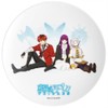 Skater MPL20P-A Thin Melamine Plate, 7.9 inches (20 cm), Funeral