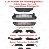 ROKY Front Bumper Grill Fit For 2013-2016 Ford Fusion w/