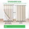 Eachope No Hooks Polyester Textured Shower Curtain with Snap-in Fabric