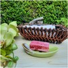 LungMongKol Shop Ceramic Soap Dish with Self Draining Tray for