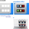 Square Momentary Push Button Switch Ultra Thin 21 * 21mm