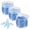 sourcing map Paper Clips Small Size 1.1 Inch Vinyl Coated