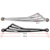 H RUO Chrome Wing Gear Shift Linkage Shifter for Harley