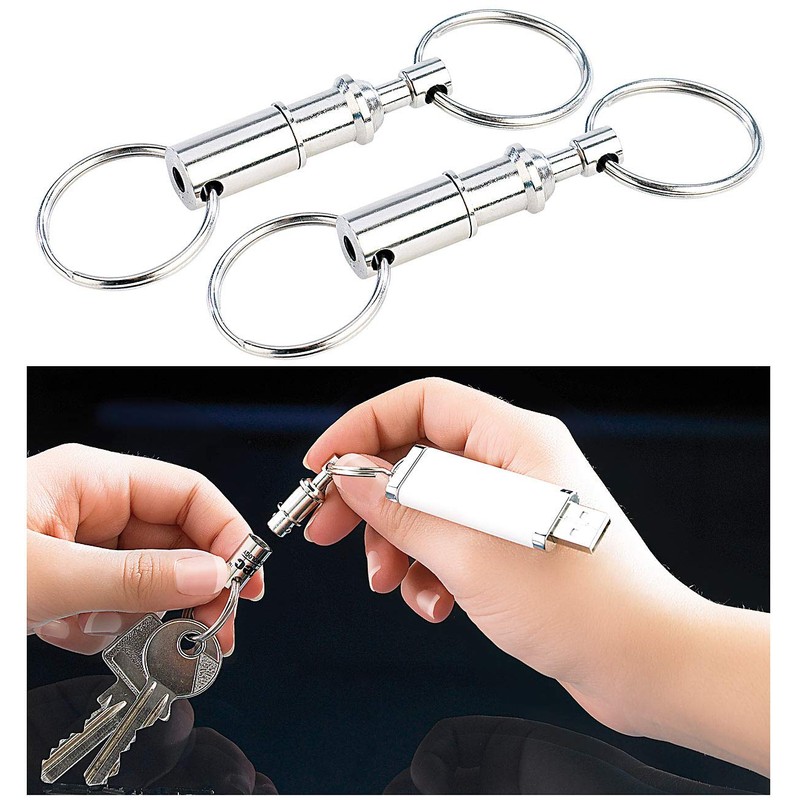 Semptec Urban Survival Technology Key Rings: Set of 2 Metal