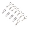 4Pcs RC Body Post Mount Stable High Strength Silver Rugged