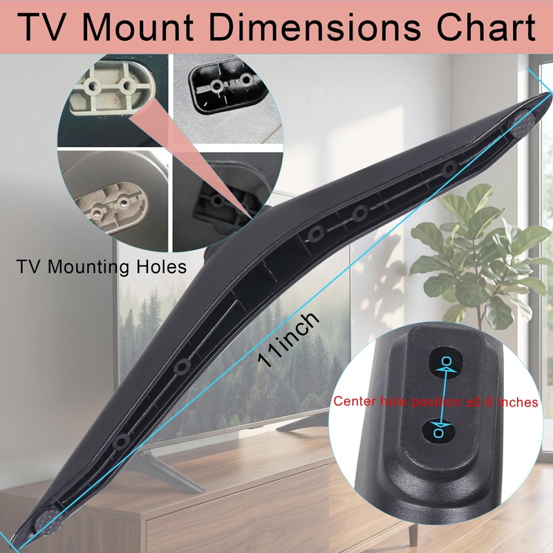 TV Stand Base Replacement for Hisense 40-65 Inch Smart TV,
