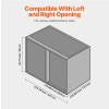 15\" Min Opening Blind Corner Pull Organizer 3 Tier 6