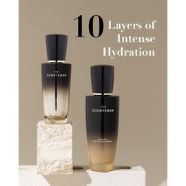 SOORYEHAN THE BLACK SKINCARE SET - Korean Skincare Gift Set, Luxury Premium High-end, Advanced Next Generation Bio Moisturizer & Serum (160ml / 5.41 Fl Oz) by LG BEAUTY