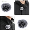 2 Pcs Wireless Lavalier Microphone Windproof Cover, Fluffy Cover, Interview