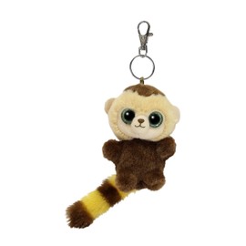 Aurora Yufu & Friends Keyring Roodee YooHoo&Friends Total Length 14cm Colorful Animal Motif Plush Toy 611474