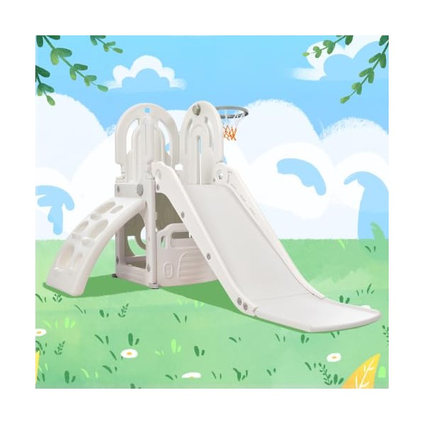 4 in 1 Toddler Climber and Slide Set, Kids Playground