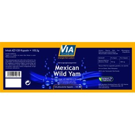 Mexican Wild Yam, 750 mg, 120 Capsules No Extract Offer