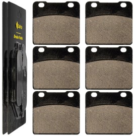 Caltric Brake Pads for Suzuki VL1500 Intruder 1998-2001 Front Rear Motorcycle Pads