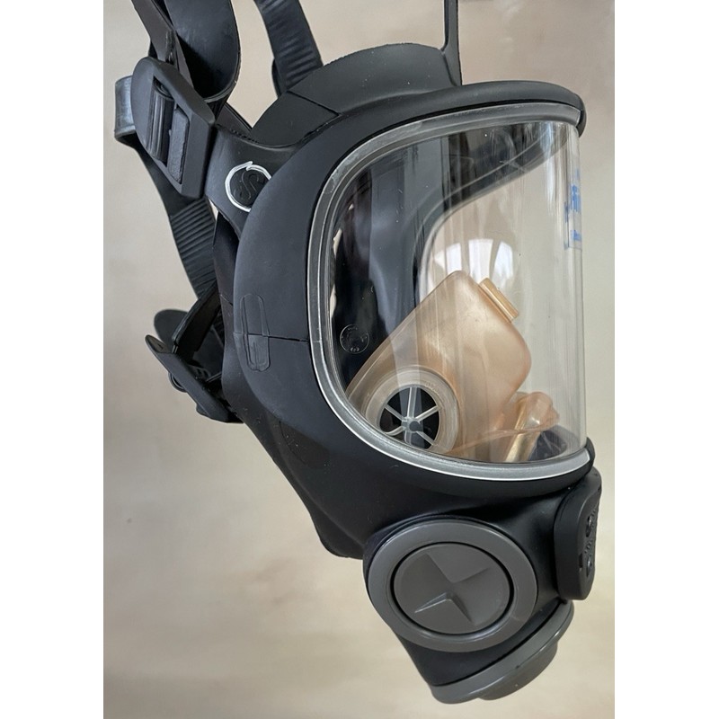 SCOTT NEW, SCOTT TACTICAL M-120 FULL FACEPIECE RESPIRATOR, MEDIUM/LARGE