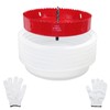 Nicerity 7 Inch Hole Saw with 180mm Dust Bowl Catcher