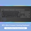 DIERYA 60% Mechanical Keyboard, DK61se Wired Gaming Keyboard with Red