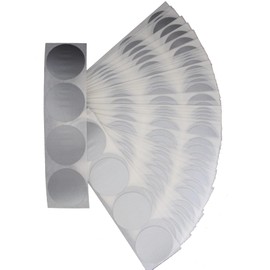 Scratch Off Sticker 1.5 inch Silver Round Labels for DIY Make Your Own Lottery Raffle Ticket Games My Scratch Offs (250 Pack)
