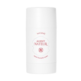 Agent Nateur - holi (stick) Saint-Honoré Roses Natural Deodorant | Castor + Coconut Oil, Beeswax | Aluminum-Free, Non-Toxic, Clean Skincare Crafted for All-Day Freshness (2.5 oz)
