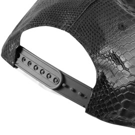 Eigso Hip Hop Snapback Baseball Hat for Men Women Dancing Club Baseball Cap Adjustable Strap Black